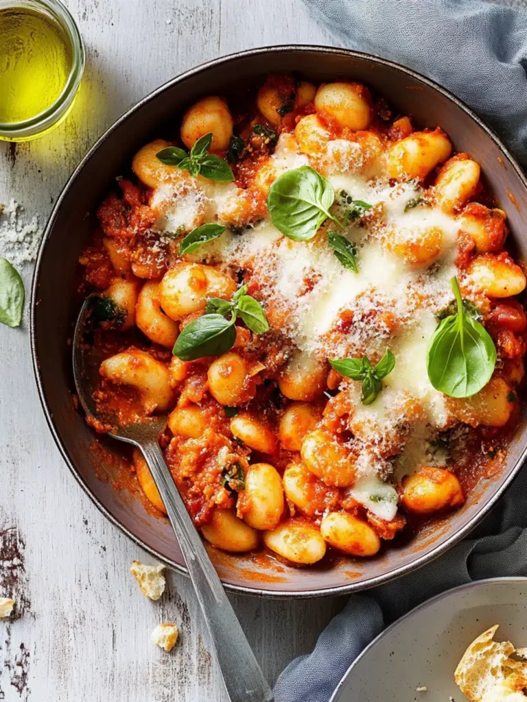 Gnocchi with Quick Romesco Sauce for a Flavorful Dinner Bliss