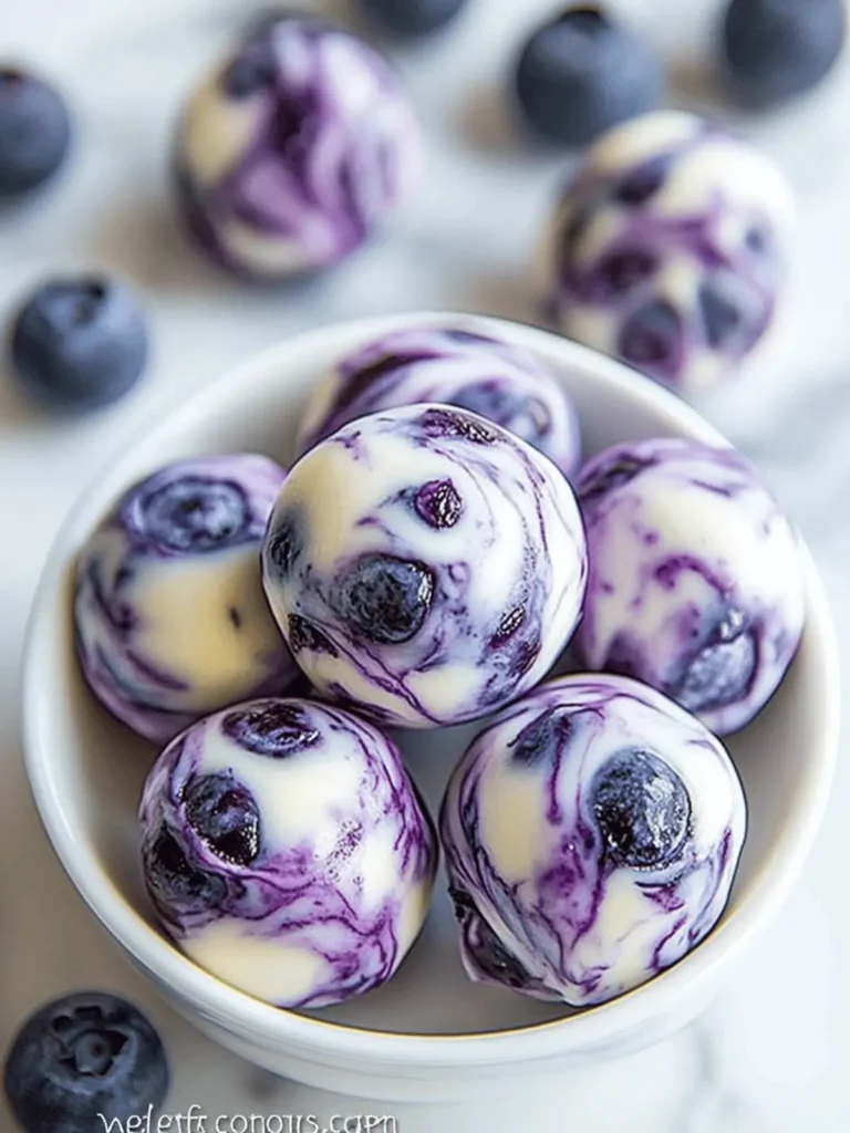 Delicious Blueberry Swirl Yogurt Bites You’ll Love Today