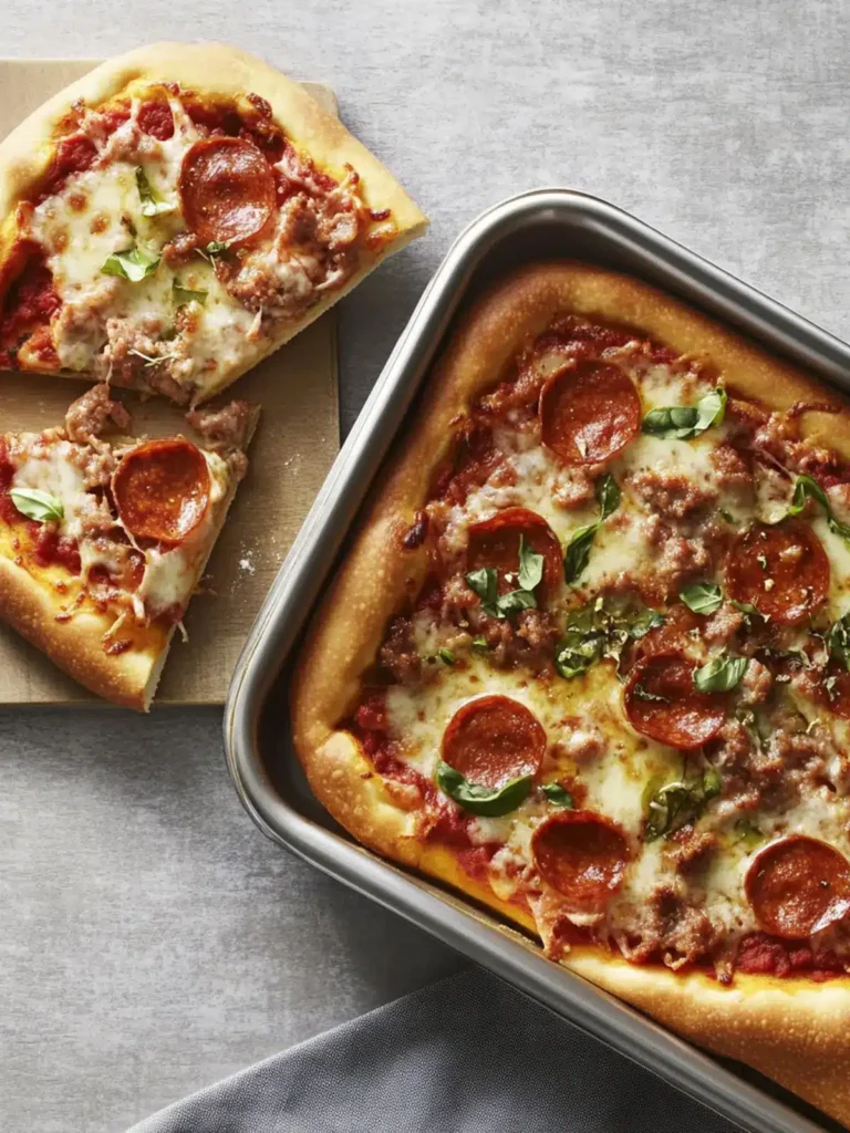 Delicious Loaf Pan Deep-Dish Pizza: Your New Family Favorite