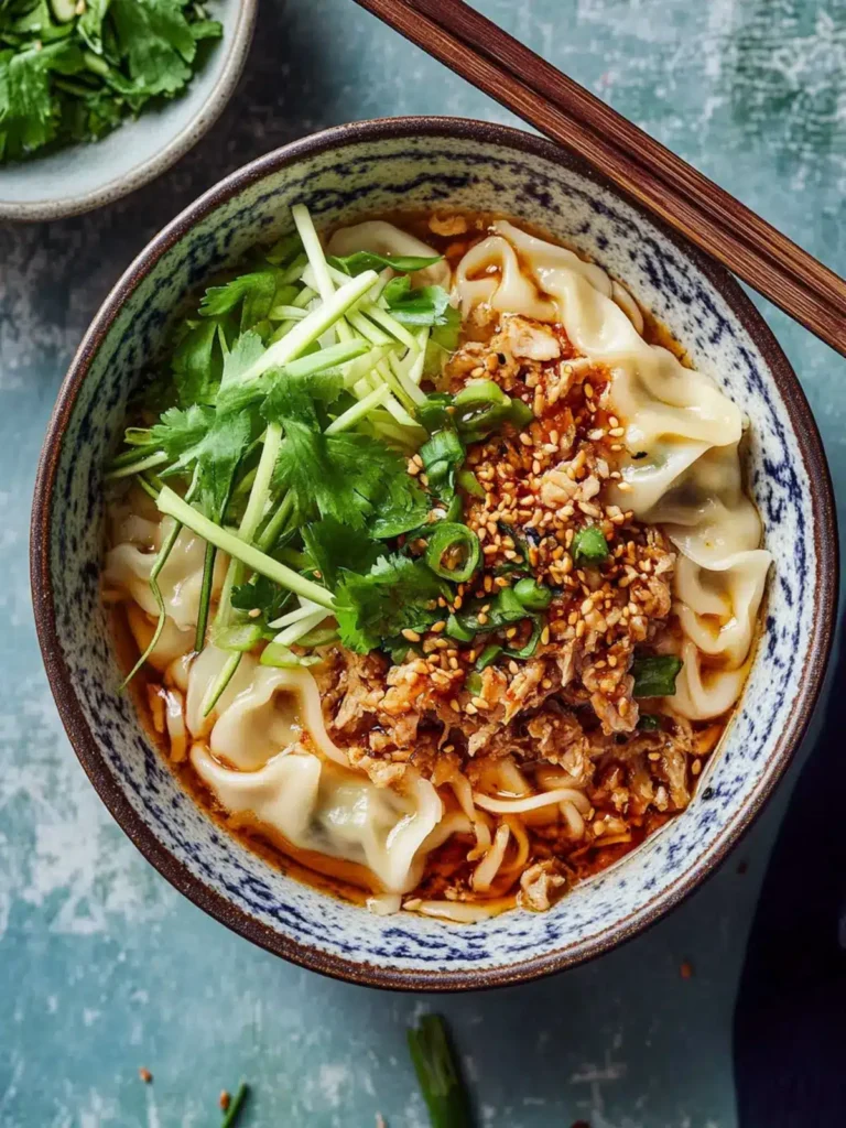 Spicy Pork Hand-Pulled Dumpling Wrapper Noodles in 25 Minutes