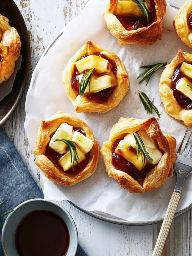 Irresistible Baked Brie Puffs with Fruit Chutney Recipe